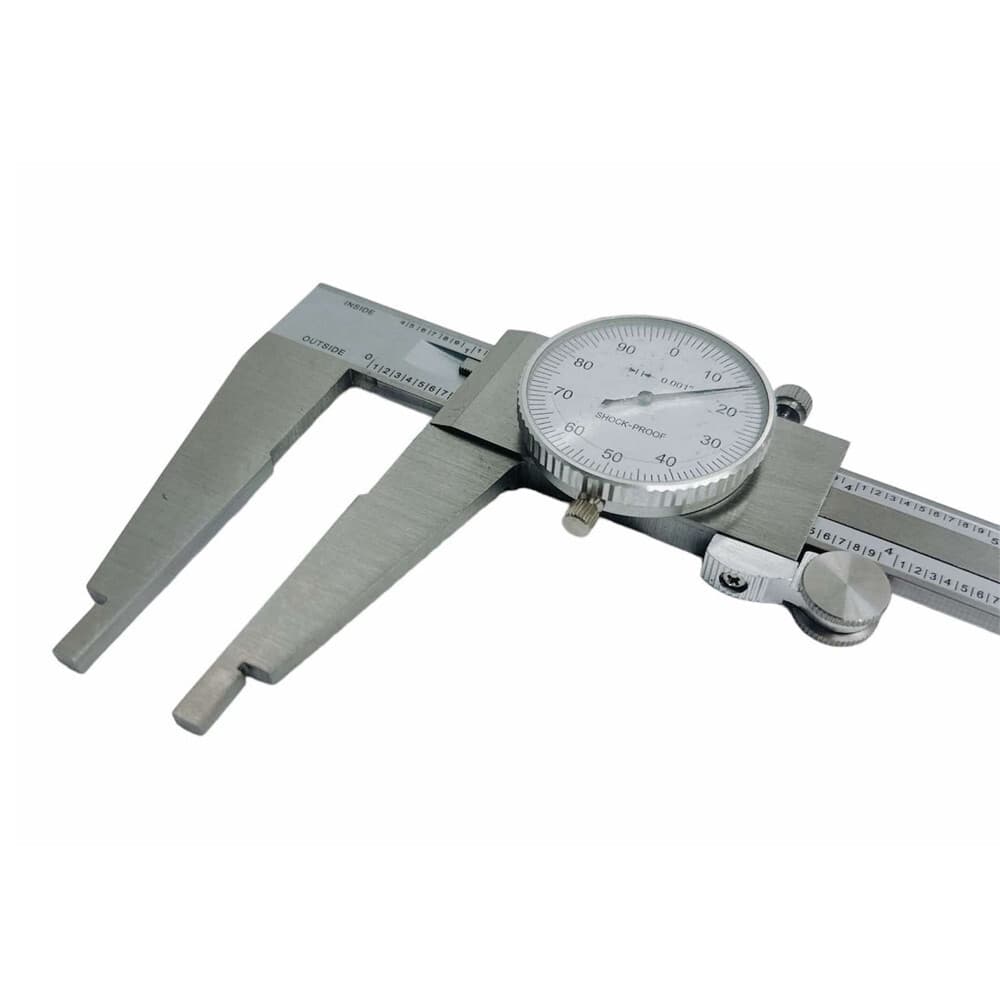 12'' Long Range Dial Caliper NO Upper Jaw 0.001'' Graduation Hardened SS 5