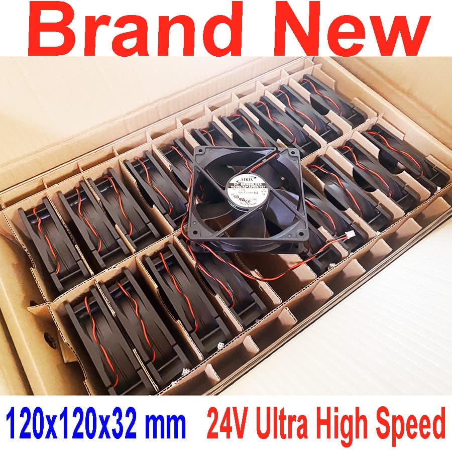 ADDA AD1224UB-Y51 120MM 24V Ultra High Speed DC Fan (Brand New)