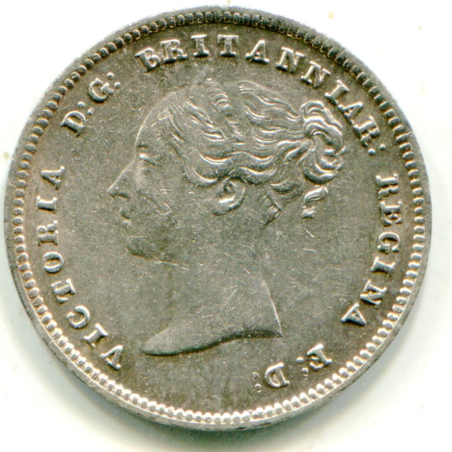 UK Maundy money 4 pence 1843 KM-732  golden toned   lotaug2767 2