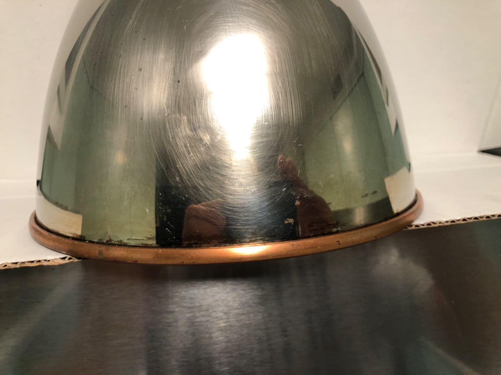 REIN KUPFER  PLANBODEN MCM TEA KETTLE PINK HANDLE COPPER BOTTOM 4