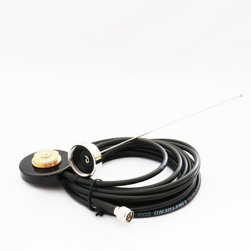 VHF 155-174 Antenna Magnetic Mount Antenna Set With RG-58 Cable For Mobile Radio 3