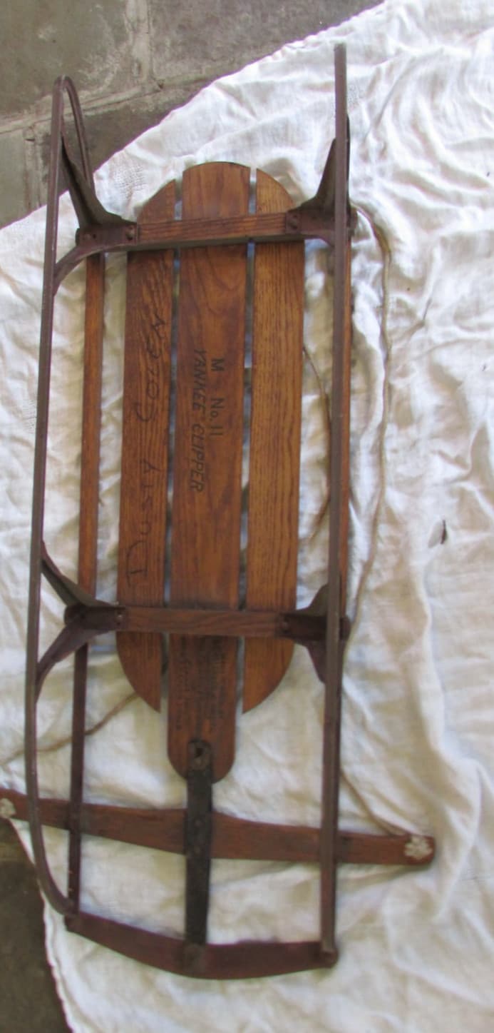 Vintage M No. 11  Yankee Clipper Sled Made By S.L. Allen & Co Inc. Phila. PA 5