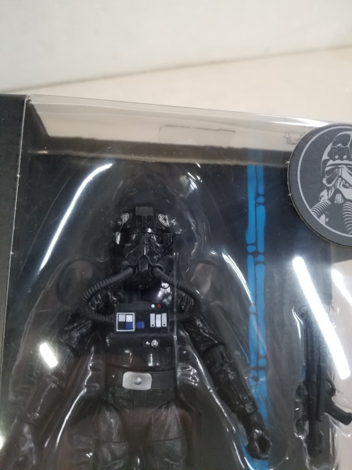 NEW Hasbro Star Wars The Black Series #05 Tie Pilot Blue Line Series 2014 Sealed 2