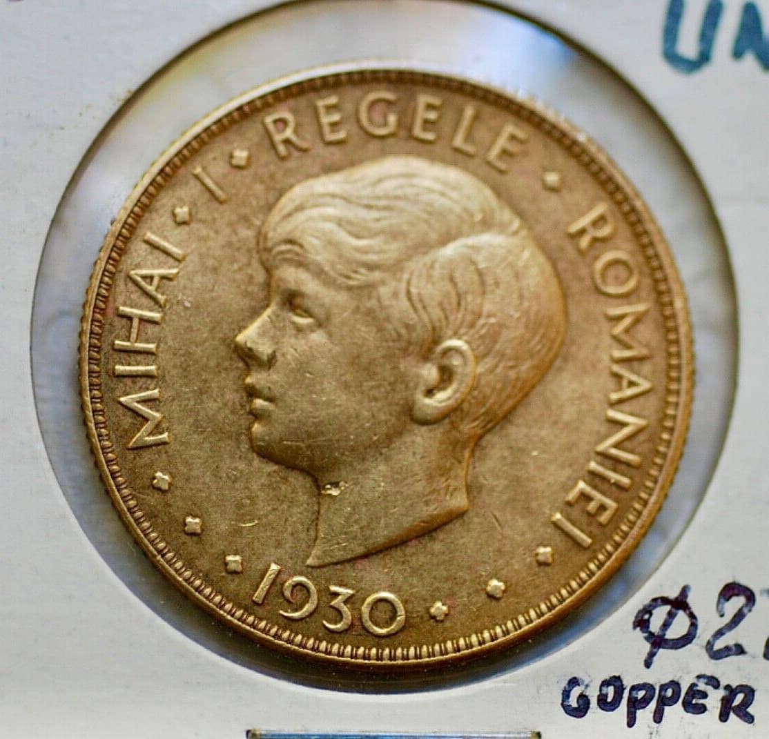 Romania 1930 20 lei  (Hora)  Rare Coin in High Grade  4