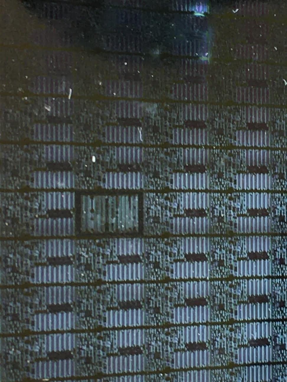 4"  Intersil General Electric? Silicon Wafer 1984   Rare Vintage CPU Chip 4