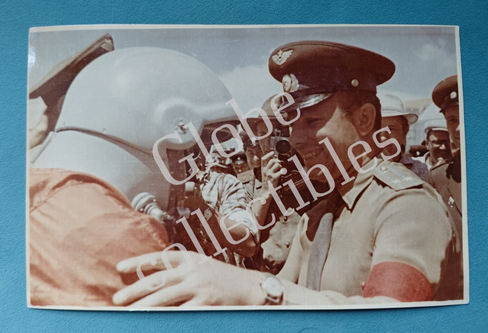 Vintage Photo 16/07/ 1963 Space "Vostok-6" astronaut Tereshkova  meets Gagarin