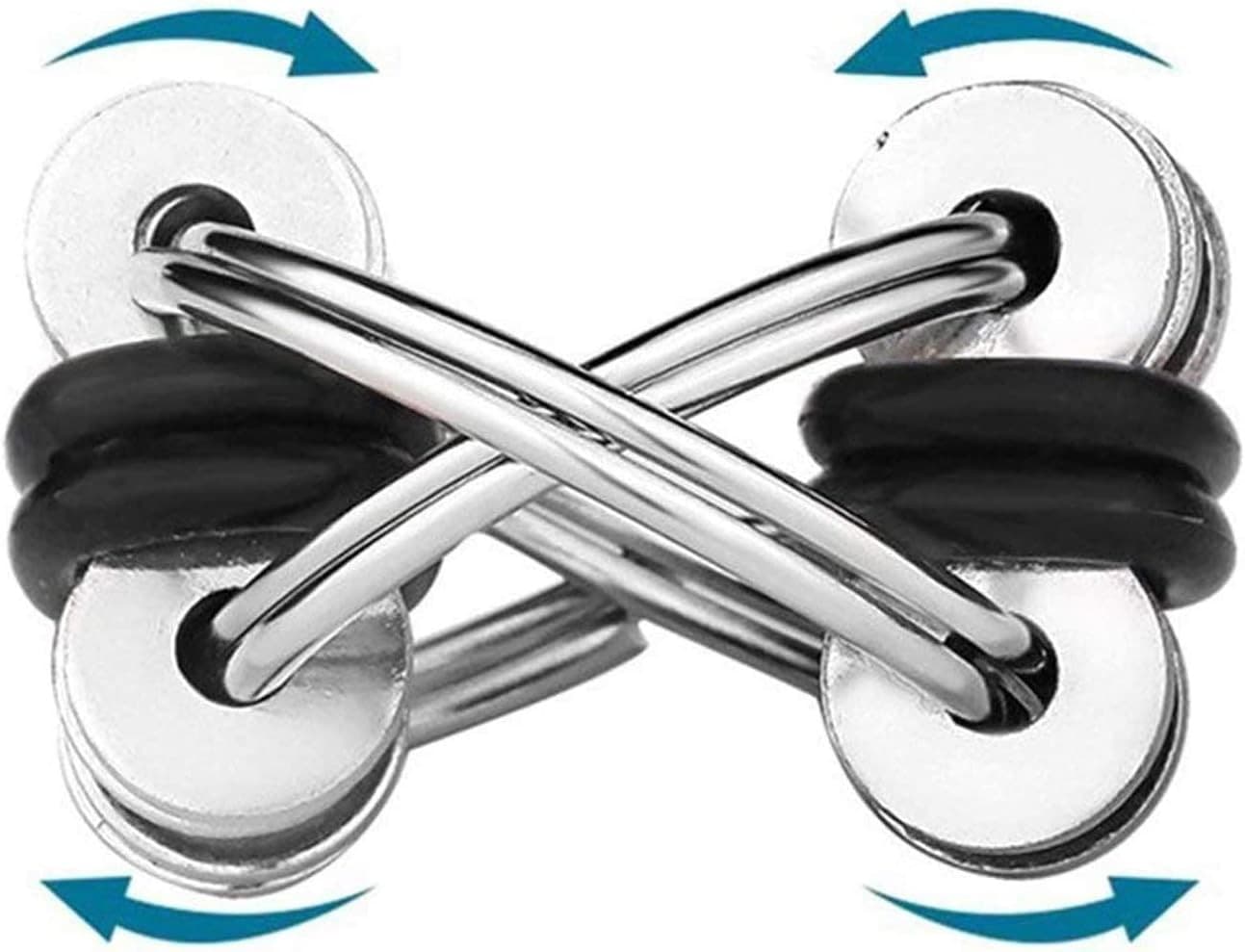 Fidget Toy Flippy Chain Stress Anxiety Relief ADHD and ADD, Anxiety...  2