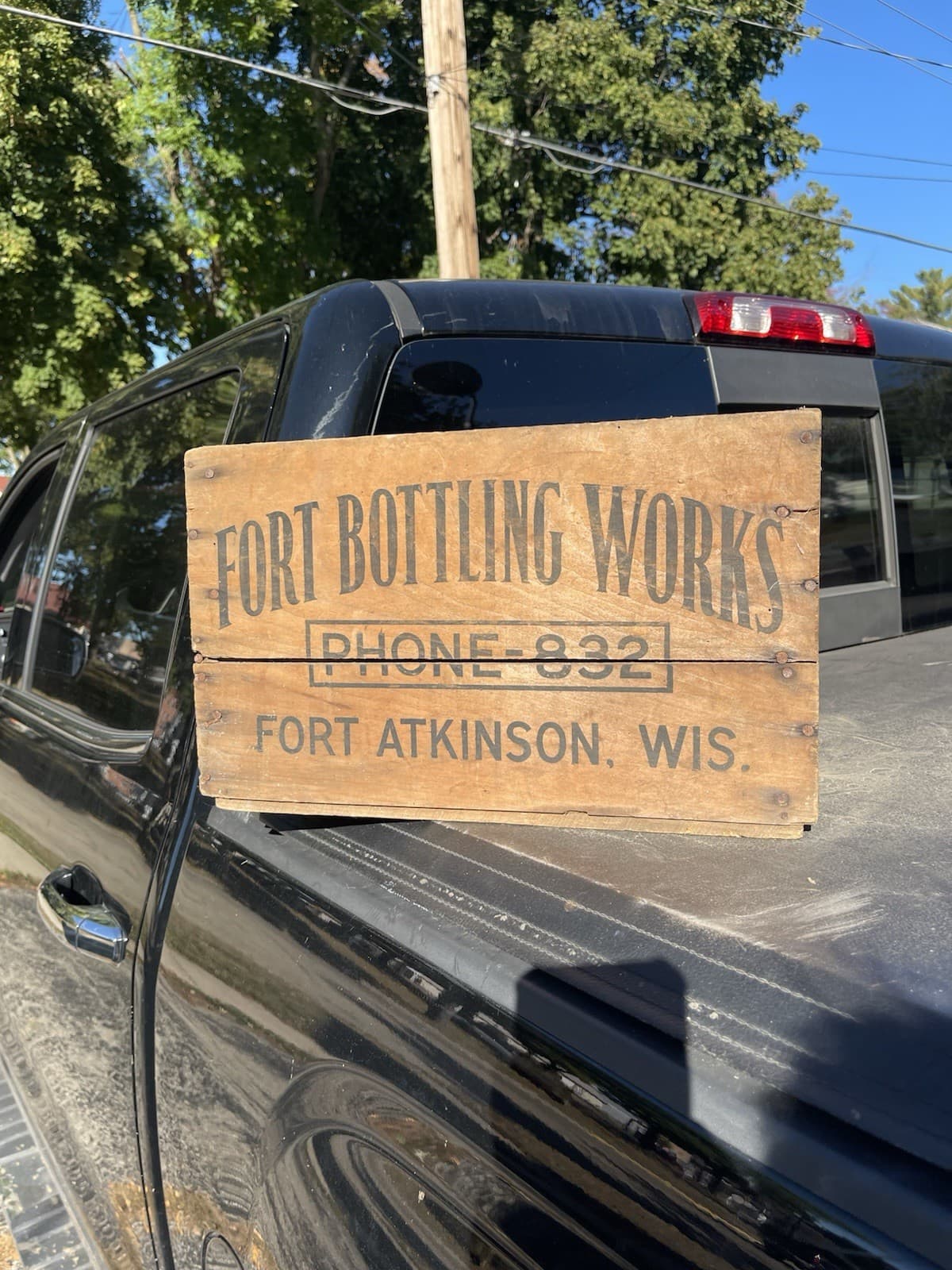 Rare Fort Atkinson Wisconsin Wi Soda Water Pop Crate Case Antique 3