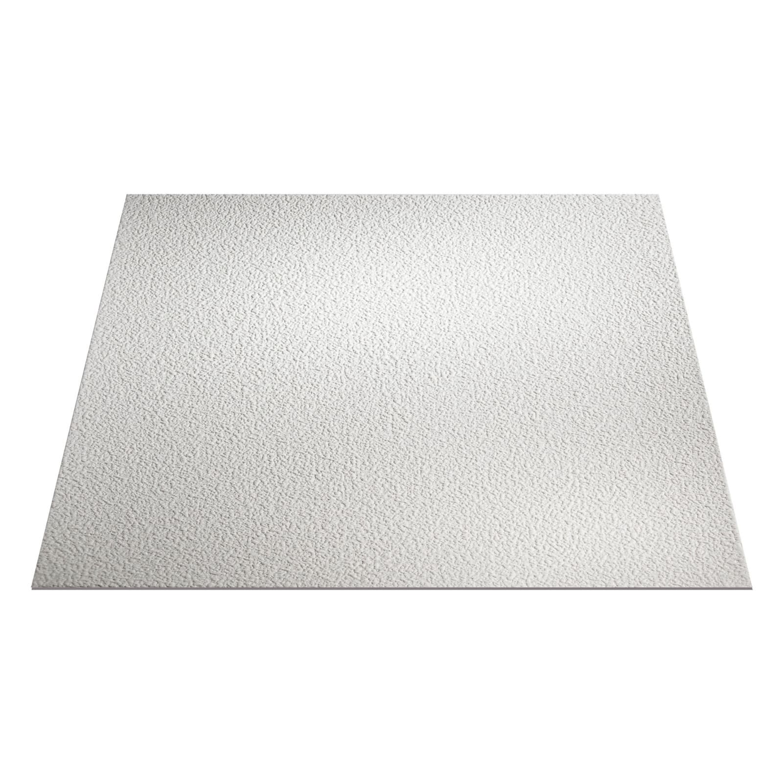 WaterProof PVC Ceiling Tiles-Genesis Stucco Pro 2' x 2' White Carton of 12 Tiles 2