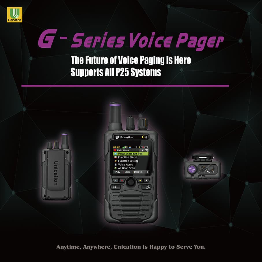 UNICATION  G5 VHF or UHF & 7/800Mhz P25 DIGITAL PAGER SCANNER FIRE EMS OEM HAM 2