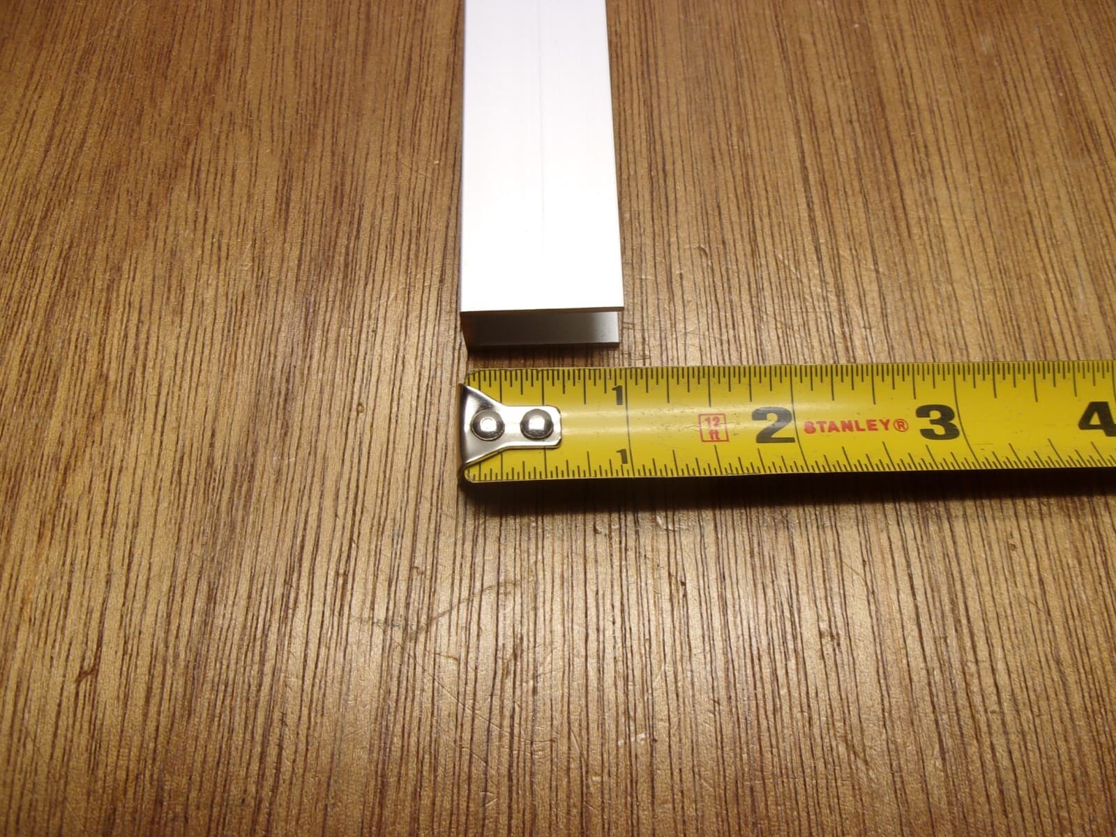 1/2" Base X 1" Leg X 12" 6063 Aluminum U Channel .062" Wall Square Corner USA 6