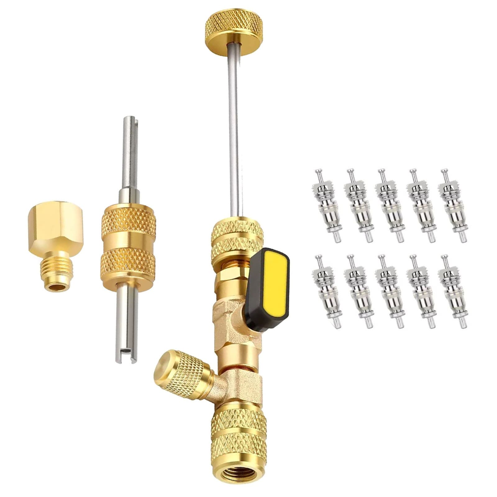 Long-lasting 1/4"&5/16" Port Valve Core Remover&Installer Tool Wide Application 6