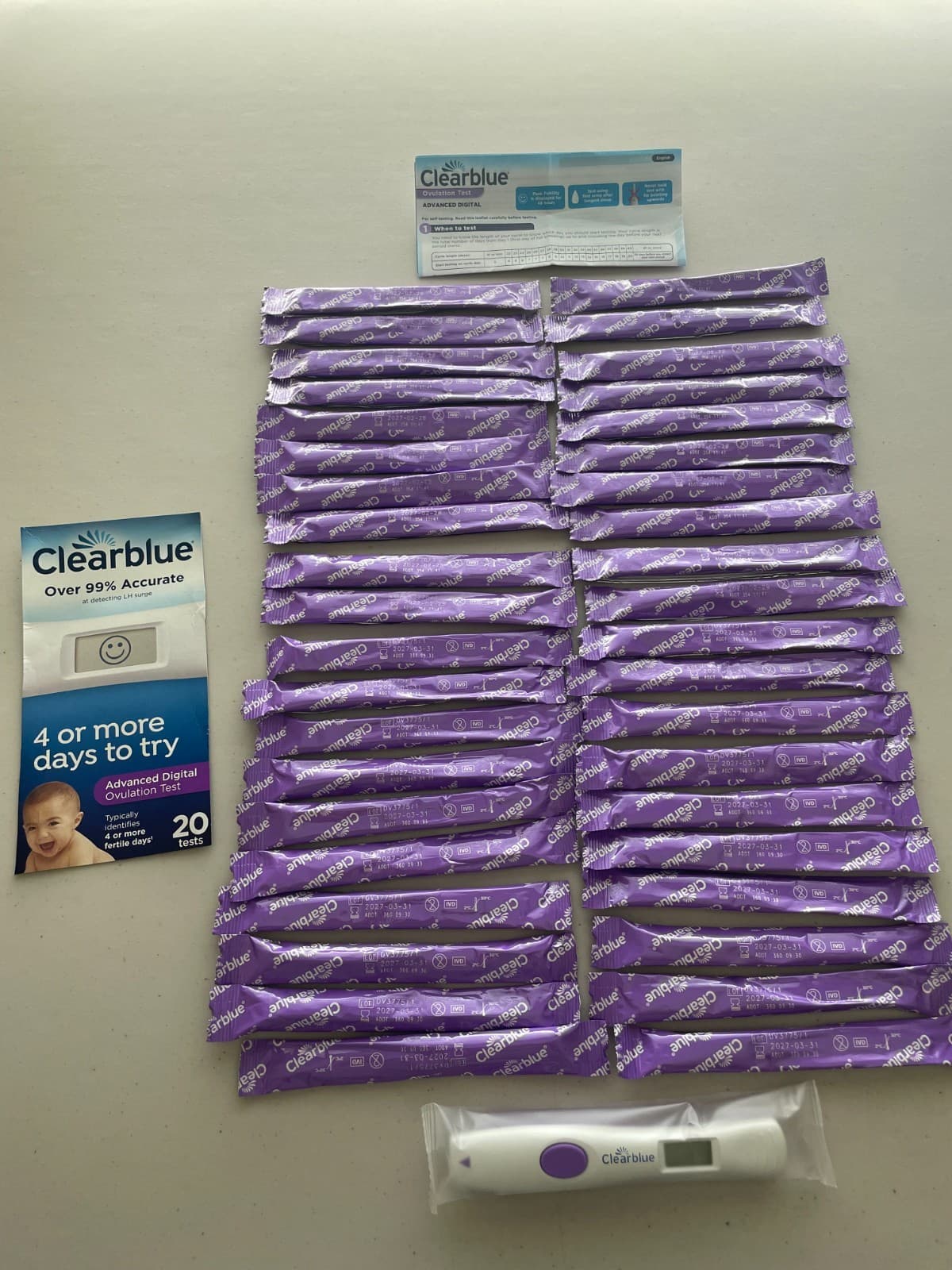 Clearblue Advanced Digital Ovulation Test 40 Tests 2/28/2027 & Later