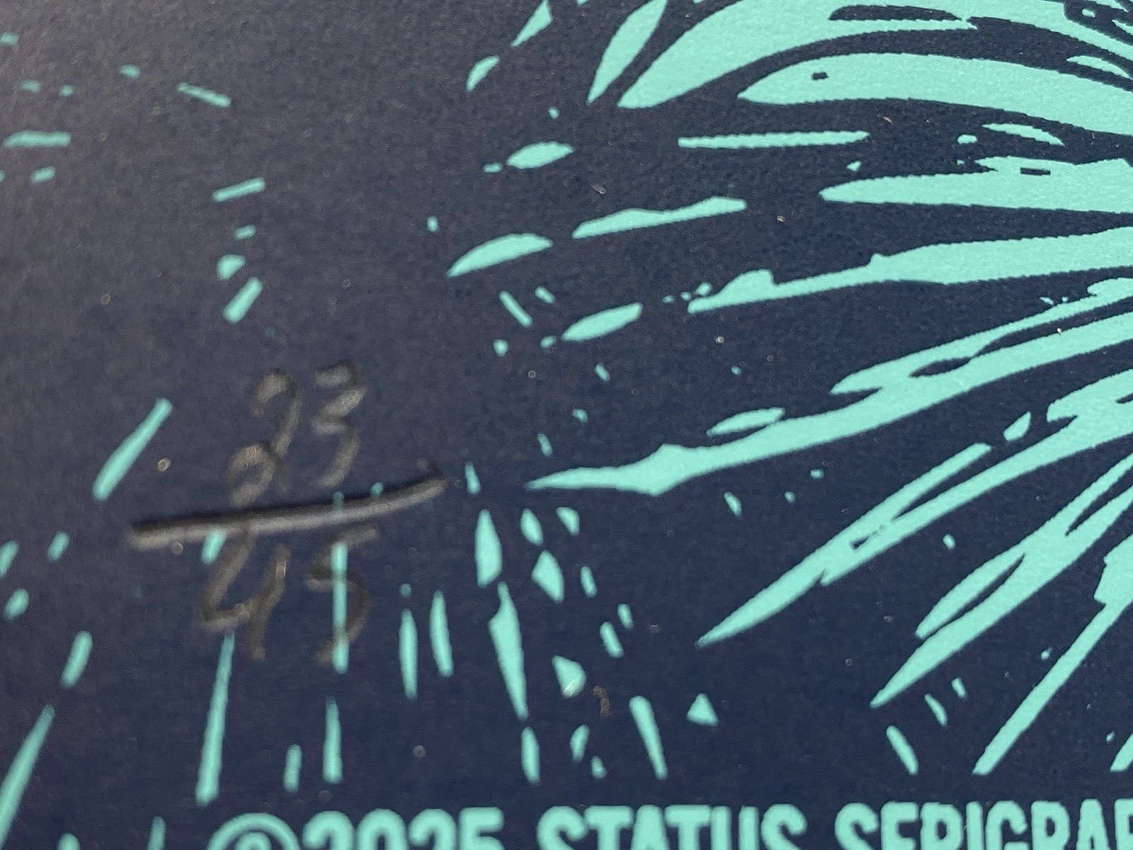 Dave Matthews Band RAINBOW FOIL AP POSTER Charleston SC July 20 2025 S/N #/45 5