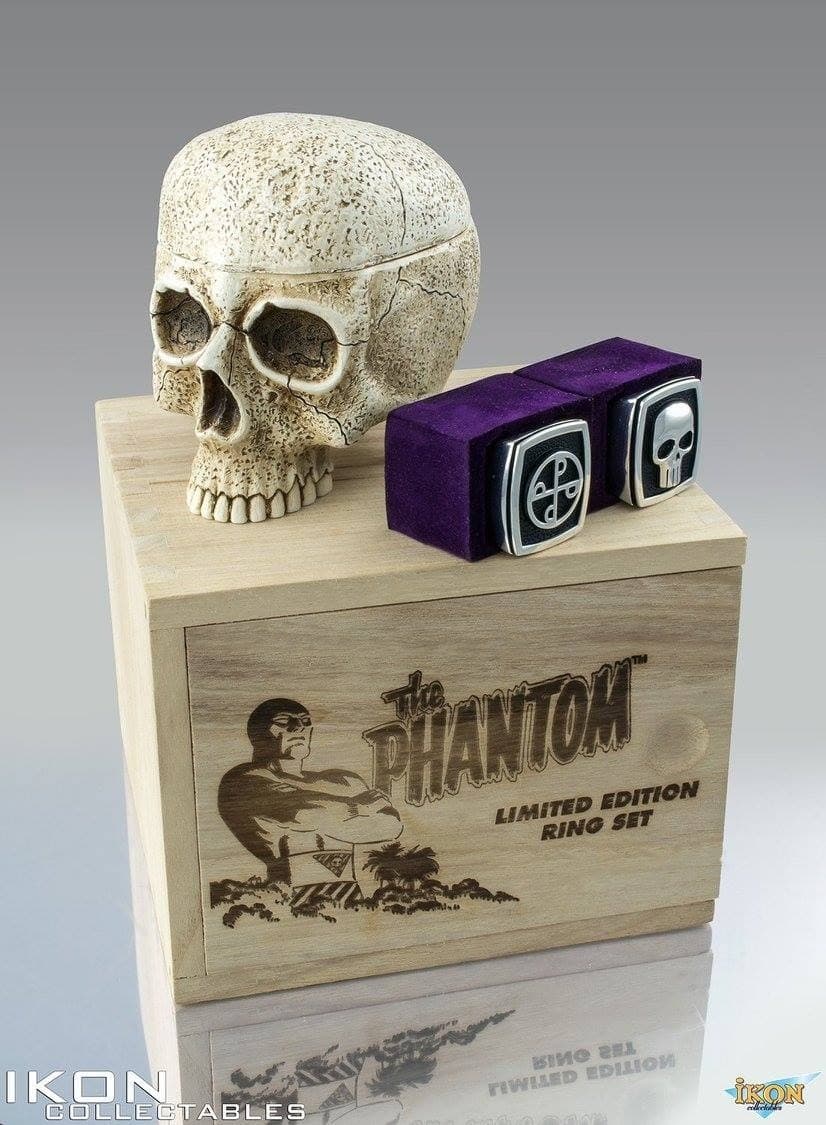 The Phantom: Skull Ring & Good Mark Ring Limited Edition Set - IKON Collectables 6
