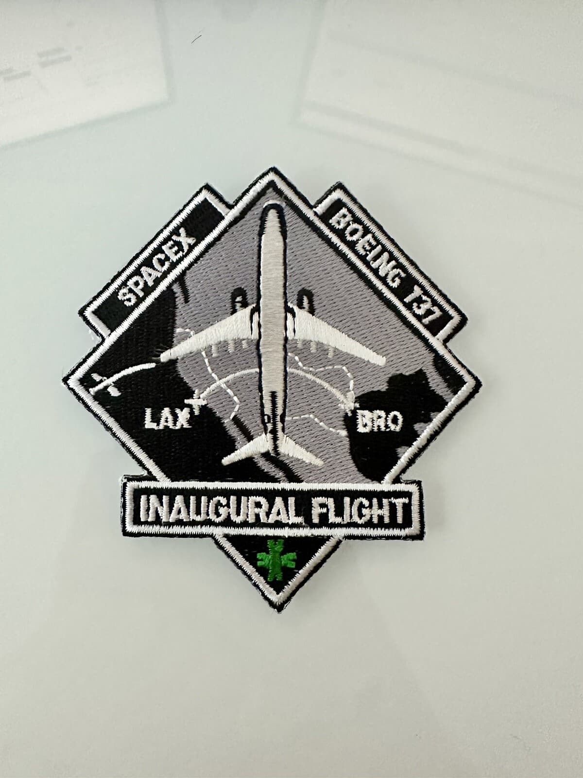SPACEX BOEING 737 INNAUGURAL FLIGHT MISSION PATCH 3.5” USA 2