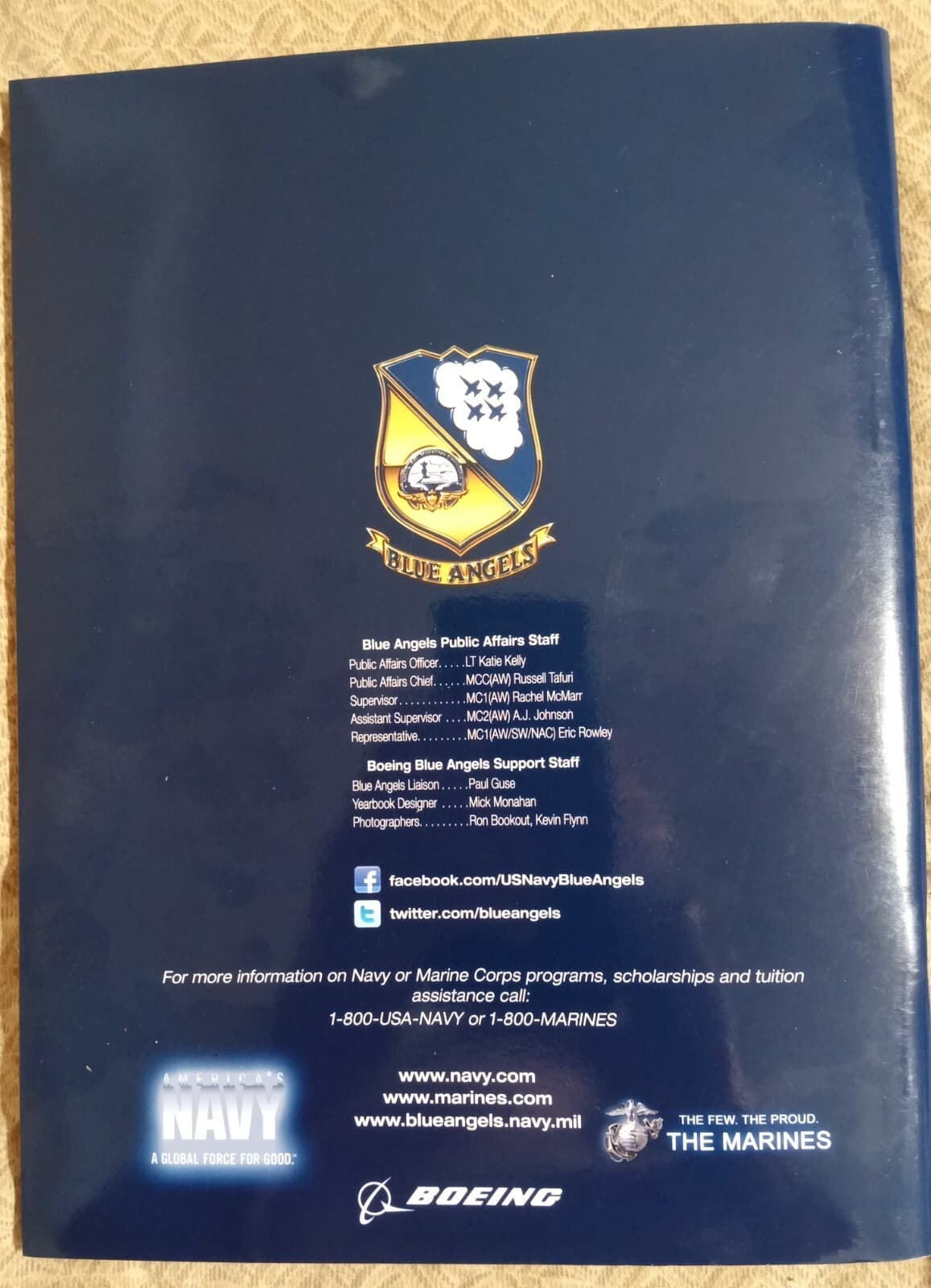 Blue Angels 2012 Official Program 54 page 2