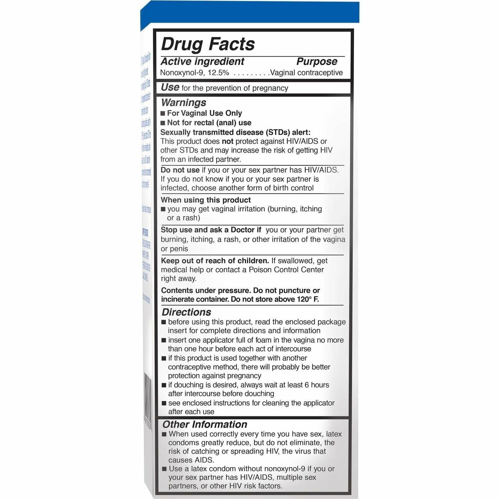 VCF Vaginal Contraceptive Gel Pre-Filled Applicators Hormone Free 10 Ct 3 Pack 4