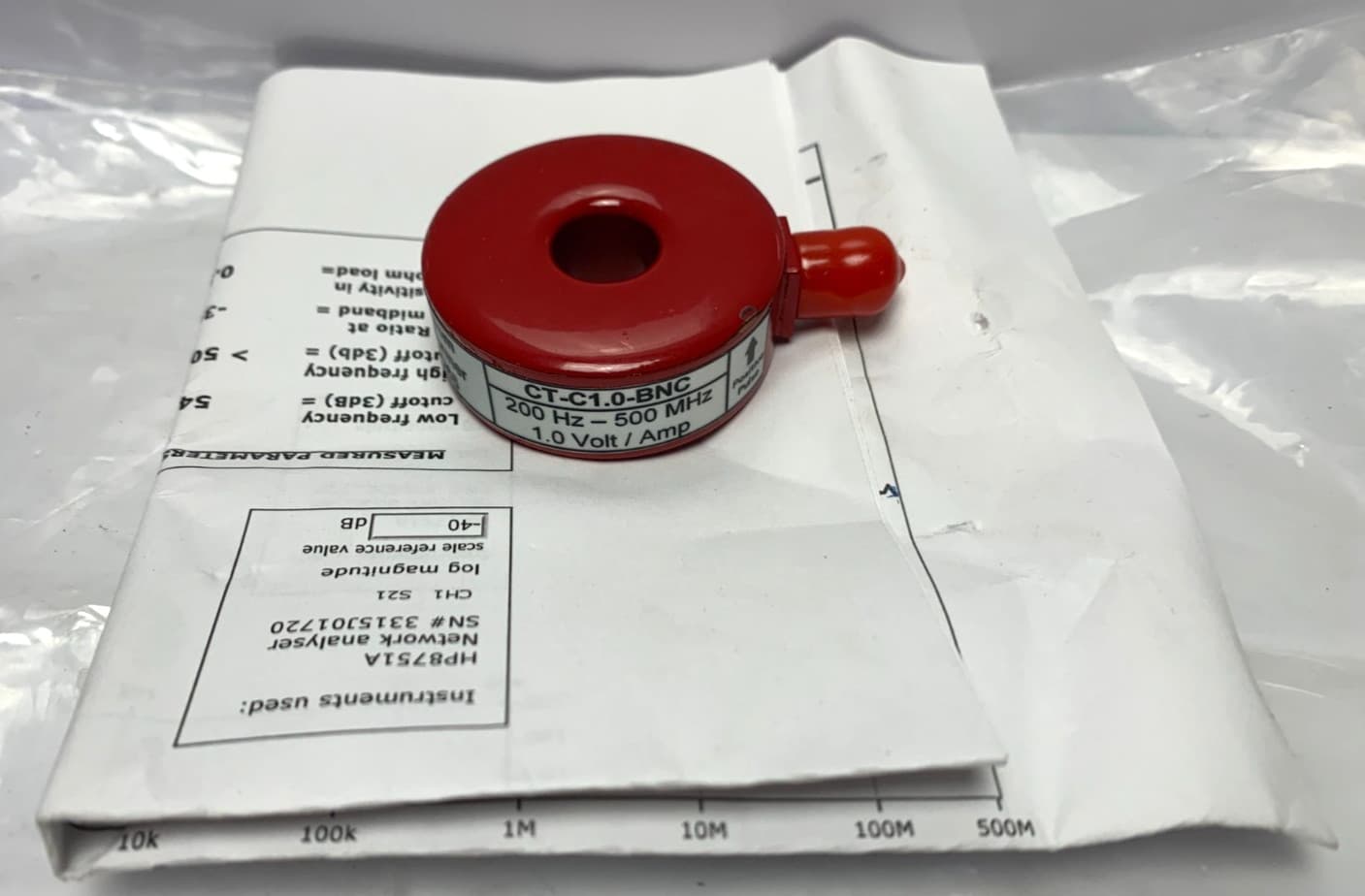 New! MAGNELAB CT-C1.0-BNC Current Transformer 1.0 Volt/Amp