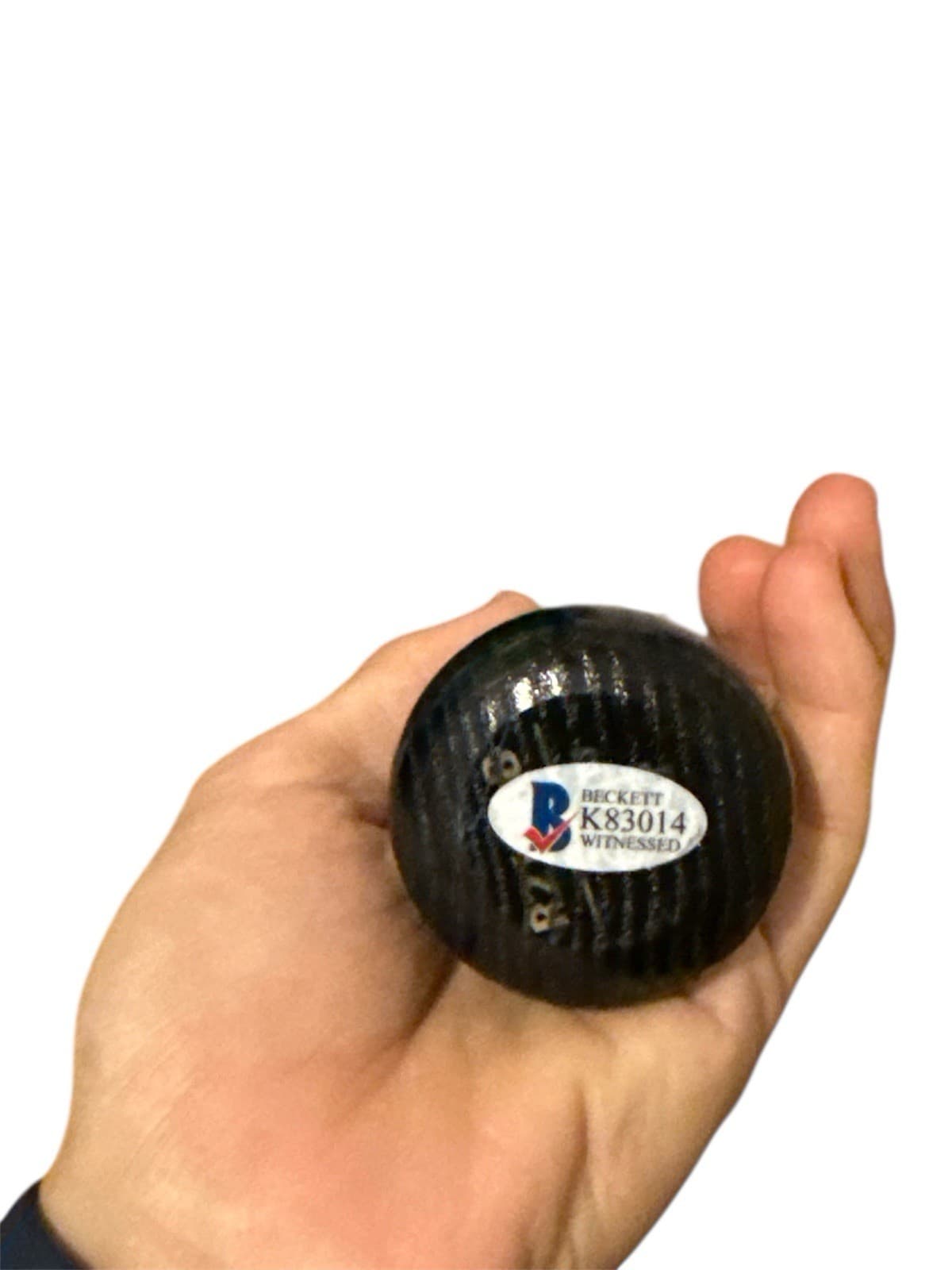 Sting WWE Autographed Rawlings Baseball Bat Beckett Authenticated + Display Case 2