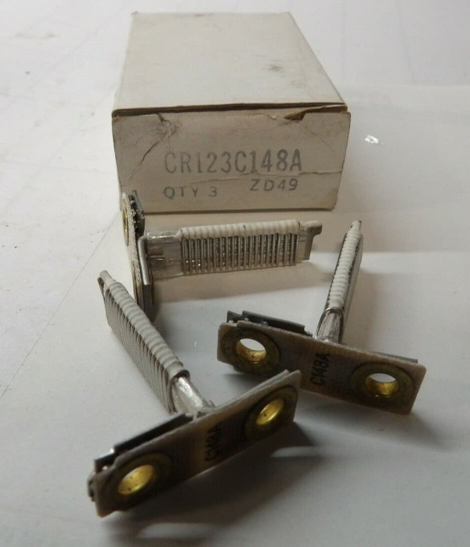 3) NEW GE C148A THERMAL OVERLOAD HEATING ELEMENTS CR123C148A  LOT OF 3