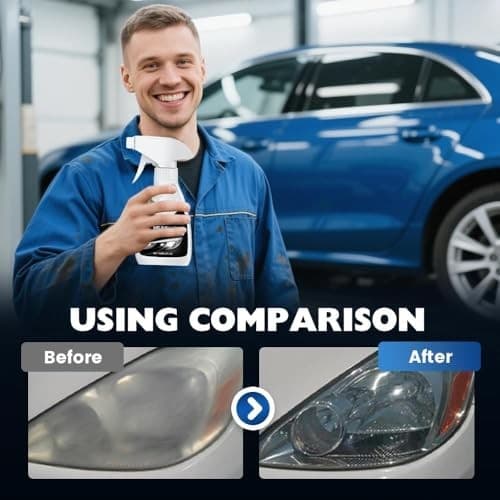 2025 Automotive Headlight Restoration Kit,Headlight Cleaner for Cars,Headlight  6