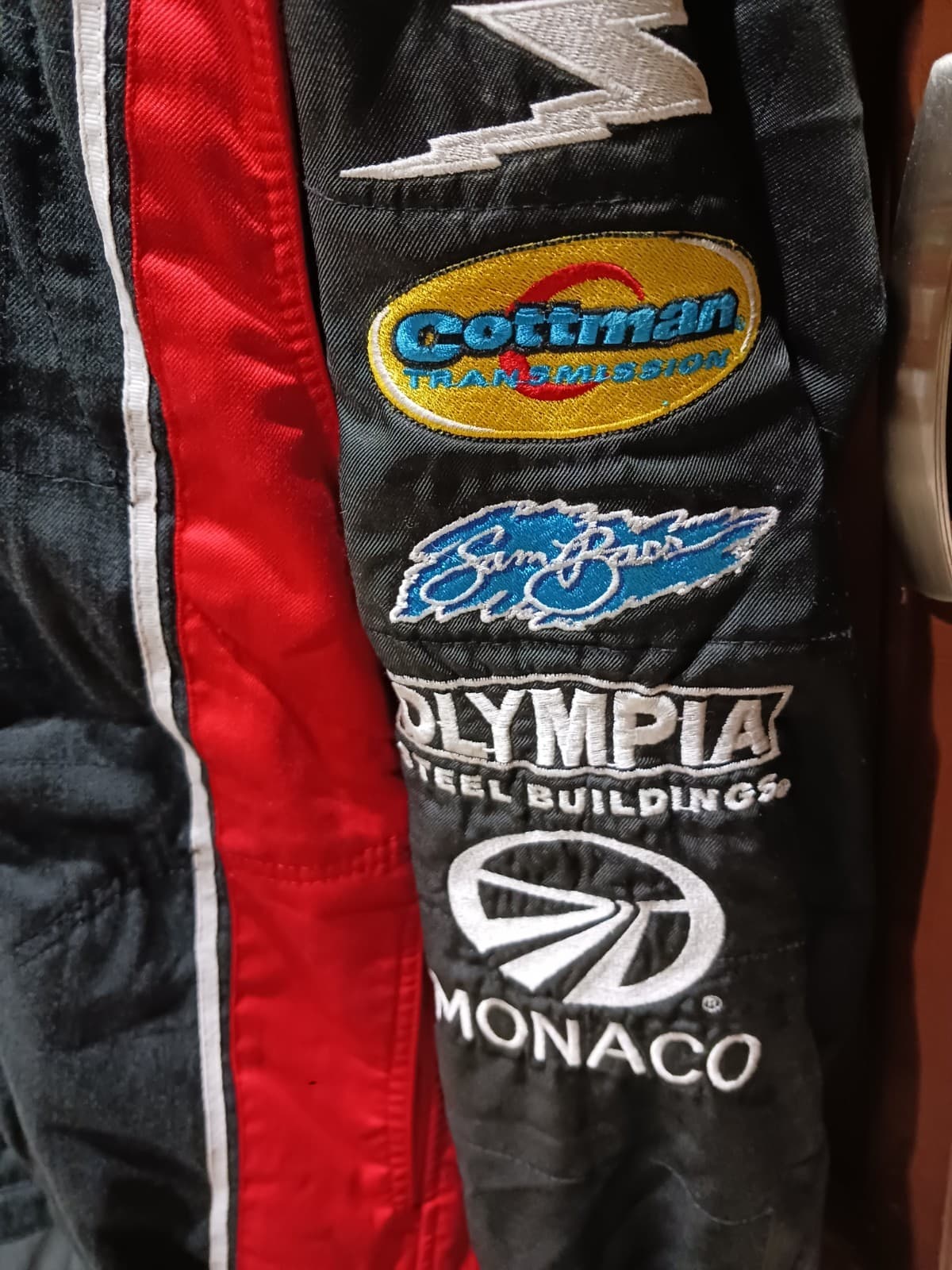 Fitz Bradshaw Family Dollar Race Used Lrg Pit Crew Firesuit NASCAR Ted Musgrave 4