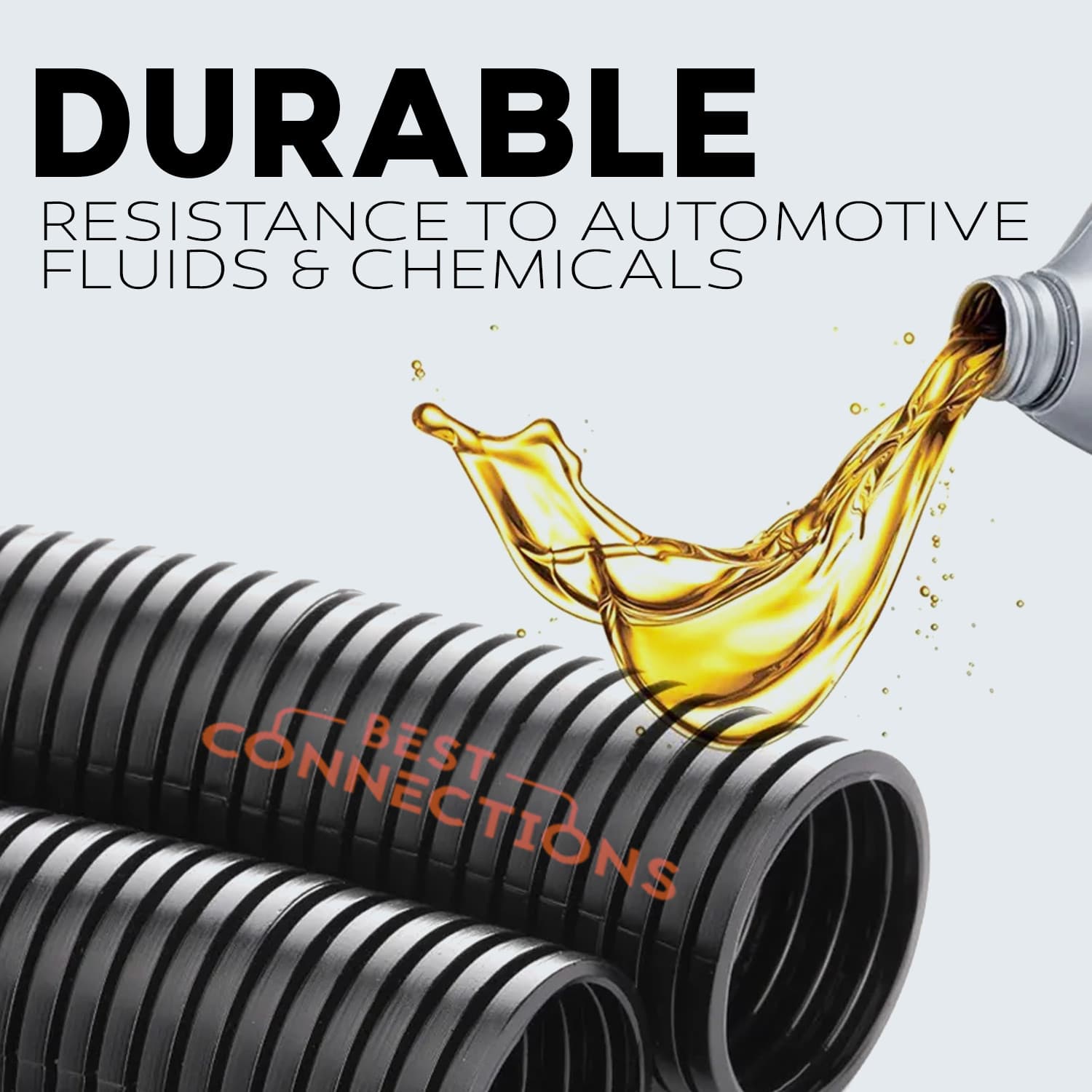 20 Ft Split Loom 1/4" 1/2" 3/4" Black Wire Harness Wrap Cover Sleeve Conduit 6