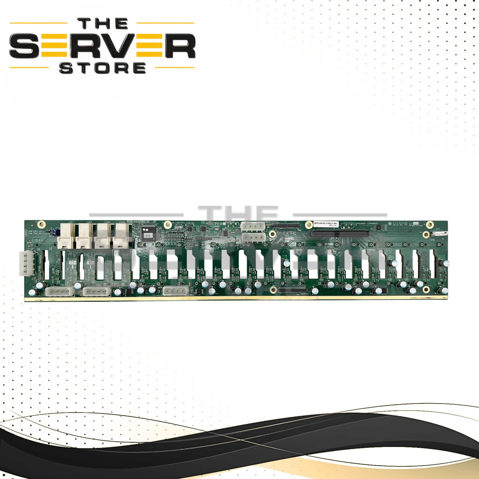 Supermicro 24 Bay 2.5 SAS/SATA/NVMe HD/SSD Extender Backplane BPN-SAS3-216EL1-N4 2
