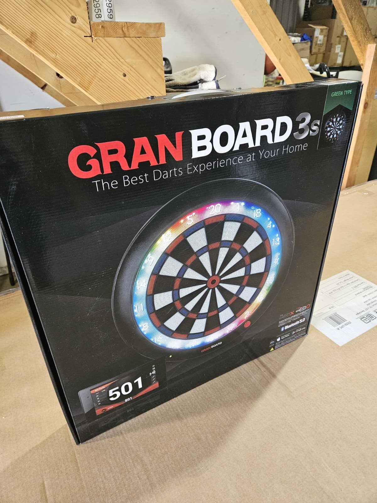 Gran Board 3s Bluetooth Electronic Dartboard - Green 2