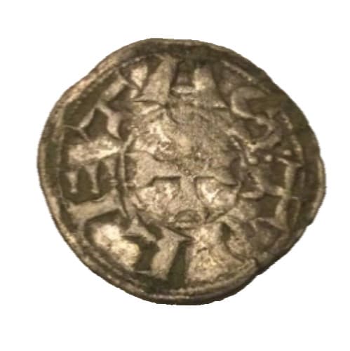 Región of Leon, King Ferdinand Il, excellent condition very rare óbol 1162-1165 2