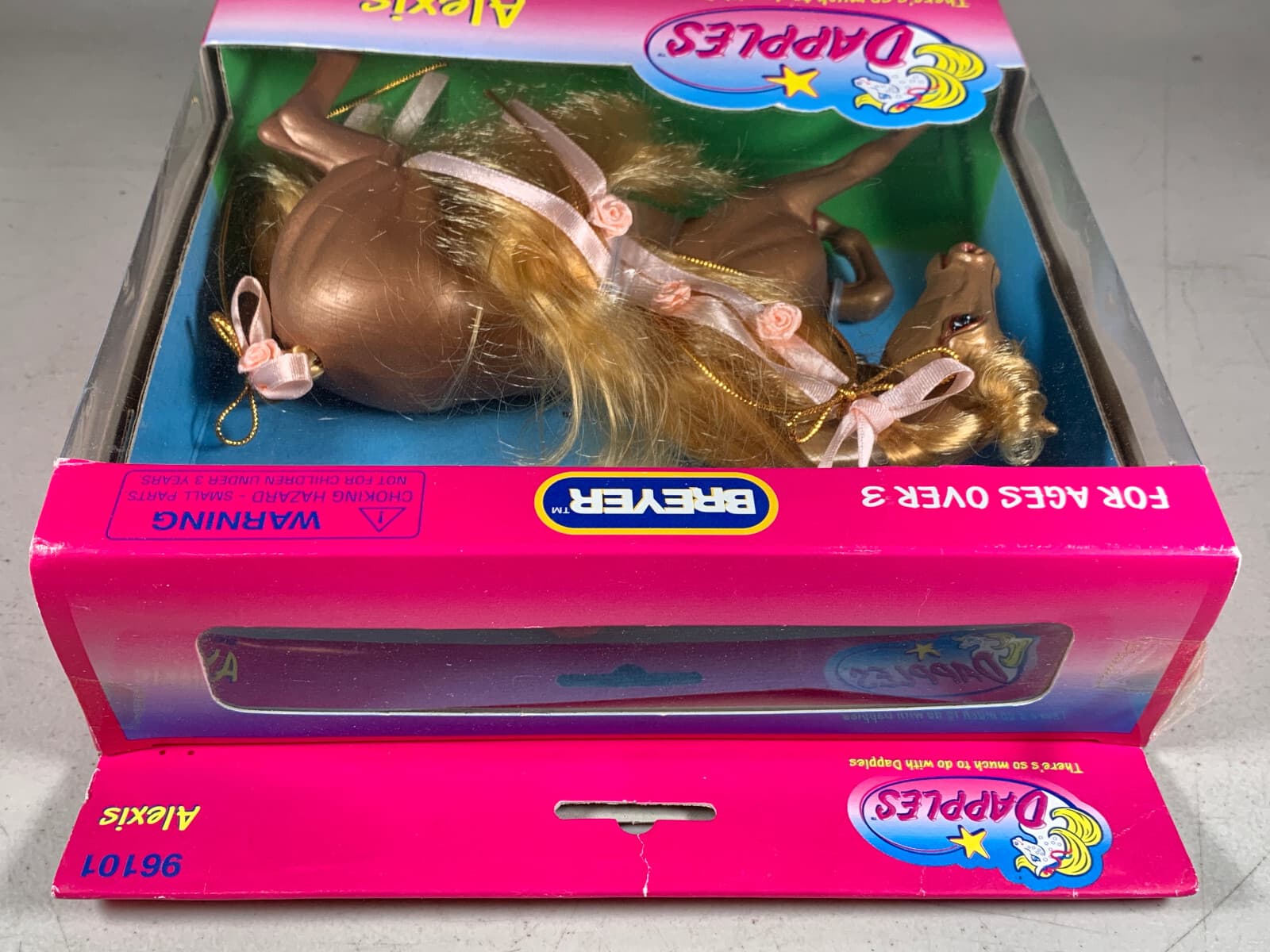 READ! Vintage 1996 Breyer Dapples Alexis Horse Doll 96101 w/ Brush 2