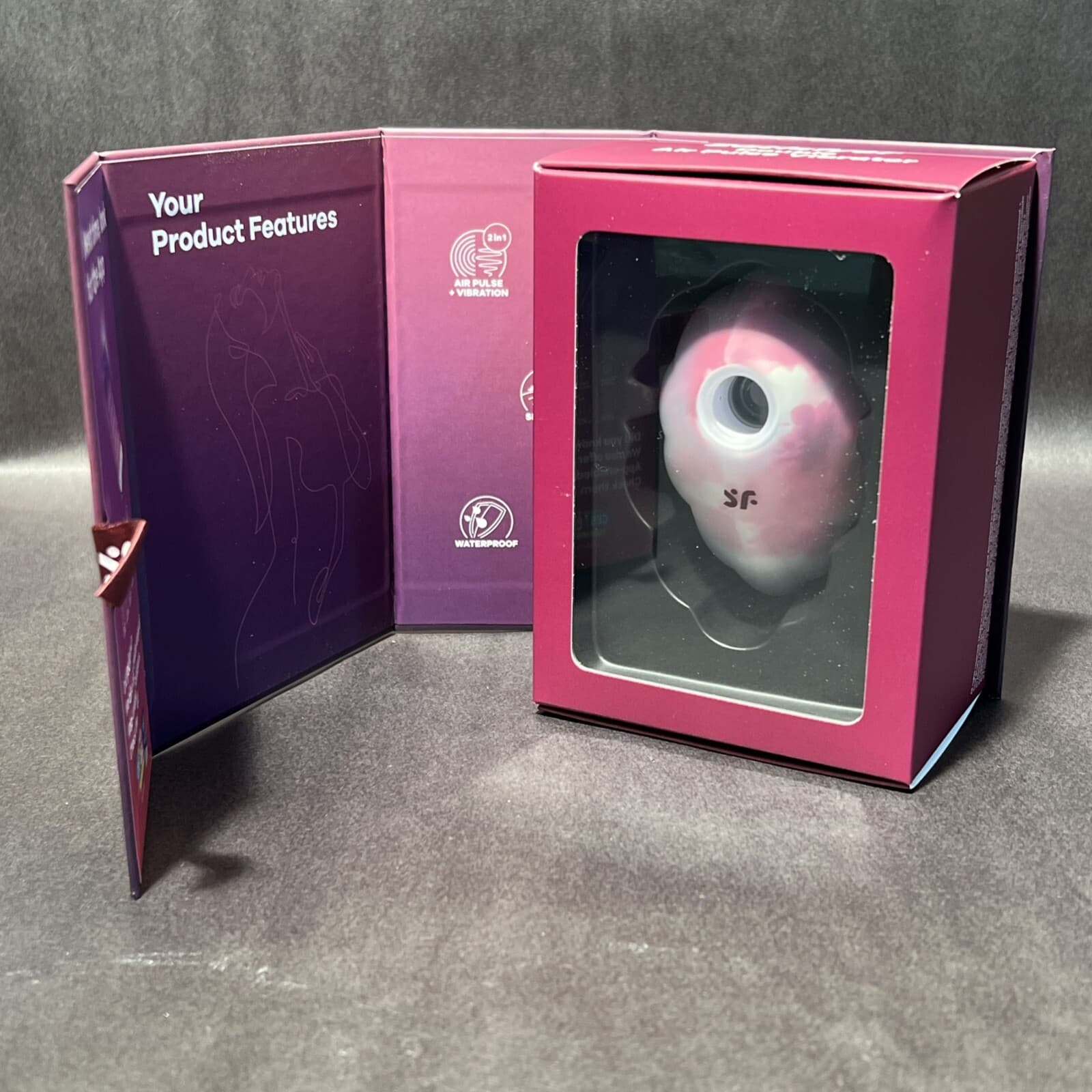 Satisfyer Cloud Dancer,  Double Air Pulse Technology! Full Silicone! New/Sealed 2