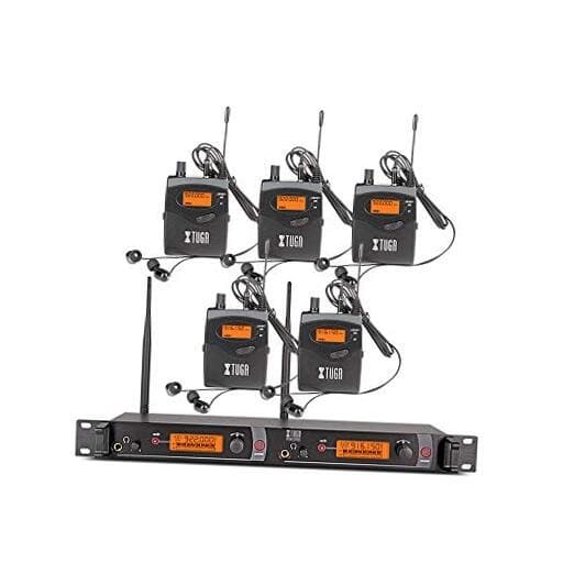  RW2080 Rocket Audio Whole Metal Wireless in Ear Monitor System 2 Channel 5 