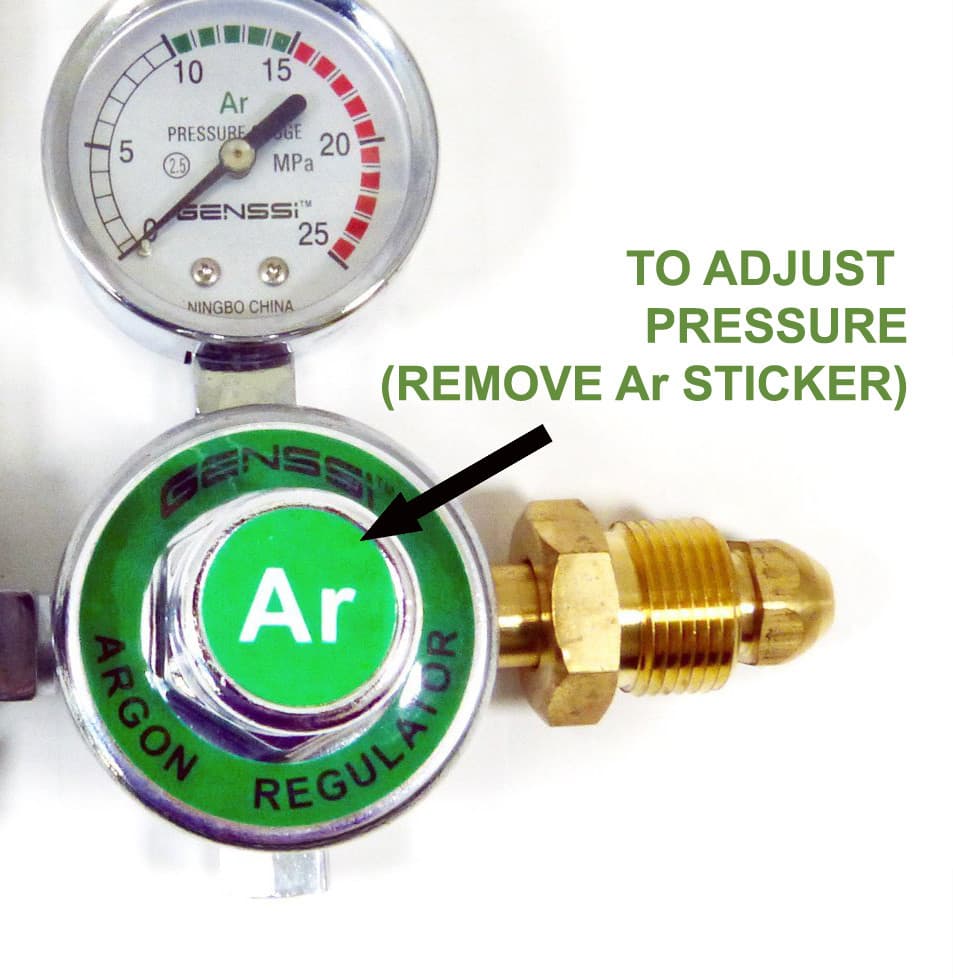 Argon CO2 Mig Tig Flowmeter Regulator Welding Regulator Gauge Gas Welder 3