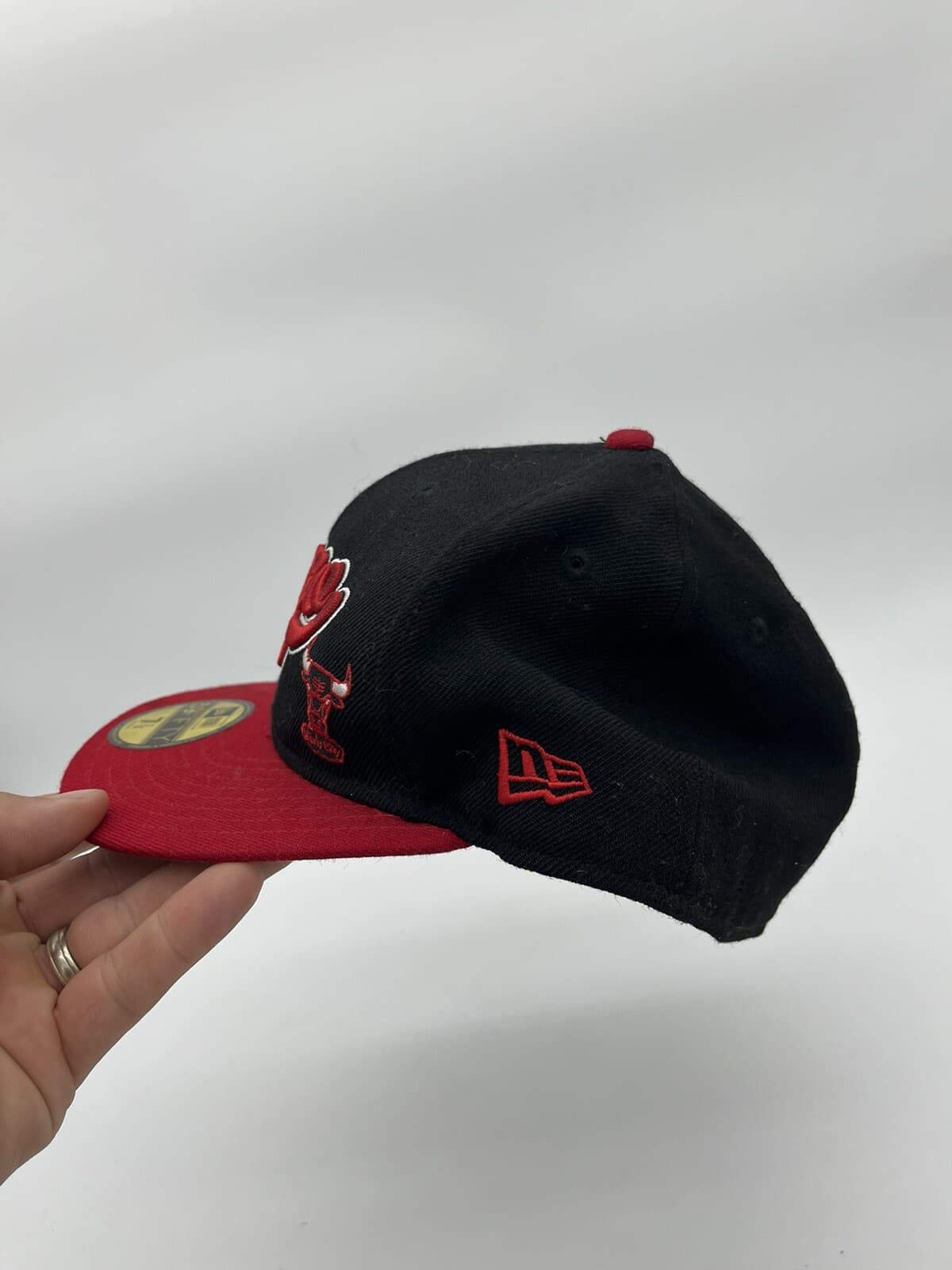 Chicago Bulls Hat New Era 7.5 Hardwood Classics Windy City Fitted NBA Basketball 4