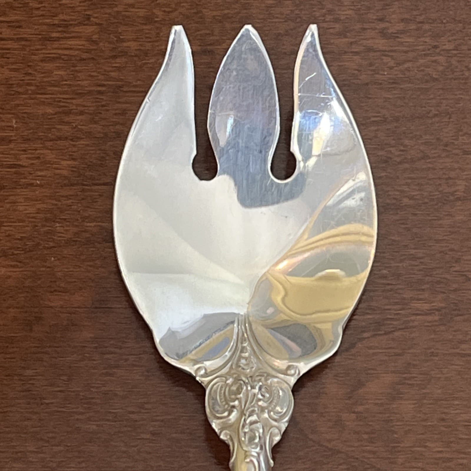 WALLACE GRANDE BAROQUE STERLING SILVER ICE CREAM SPOON FORK SPORK 3