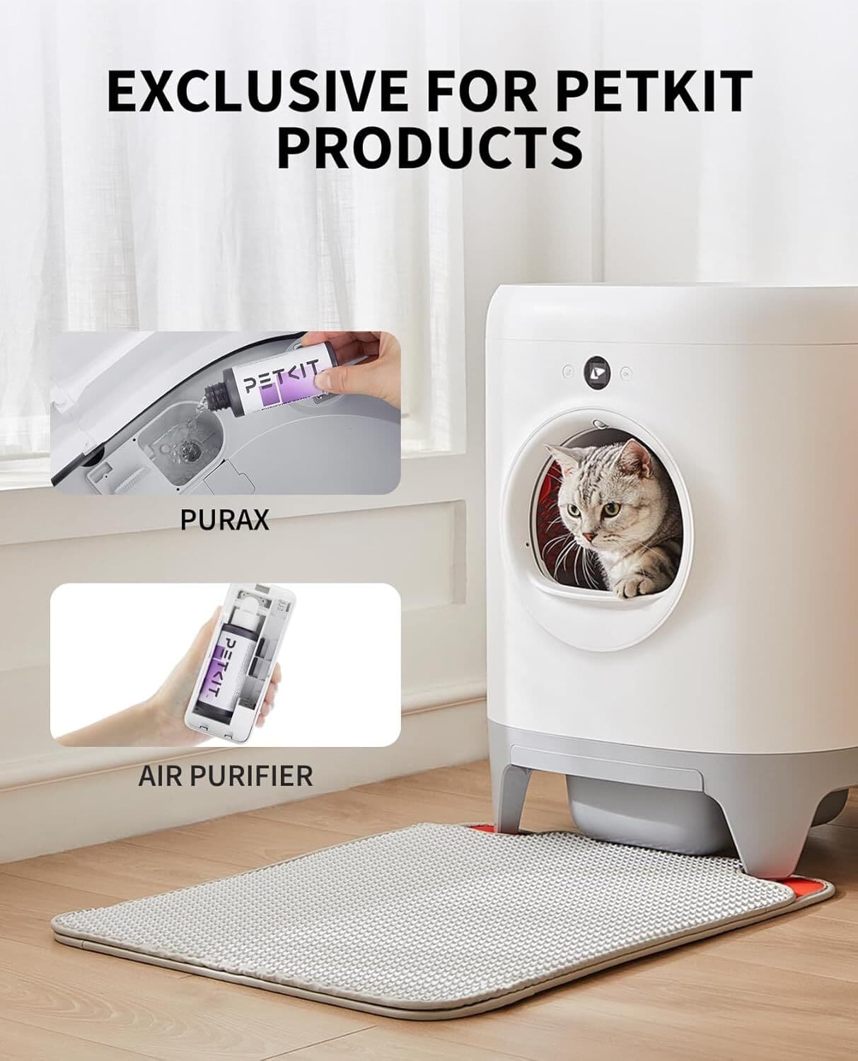 PETKIT Air Purifying Refills for Self-Cleaning Cat Litter Box Odor Control 2