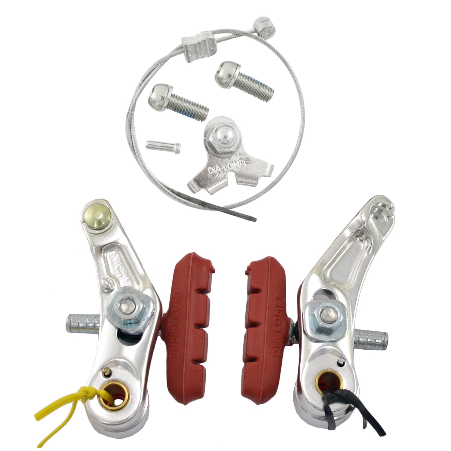 DIA-COMPE DC988 Cyclocross Cantilever Brake Set (Front &amp; Rear) , Silver 3