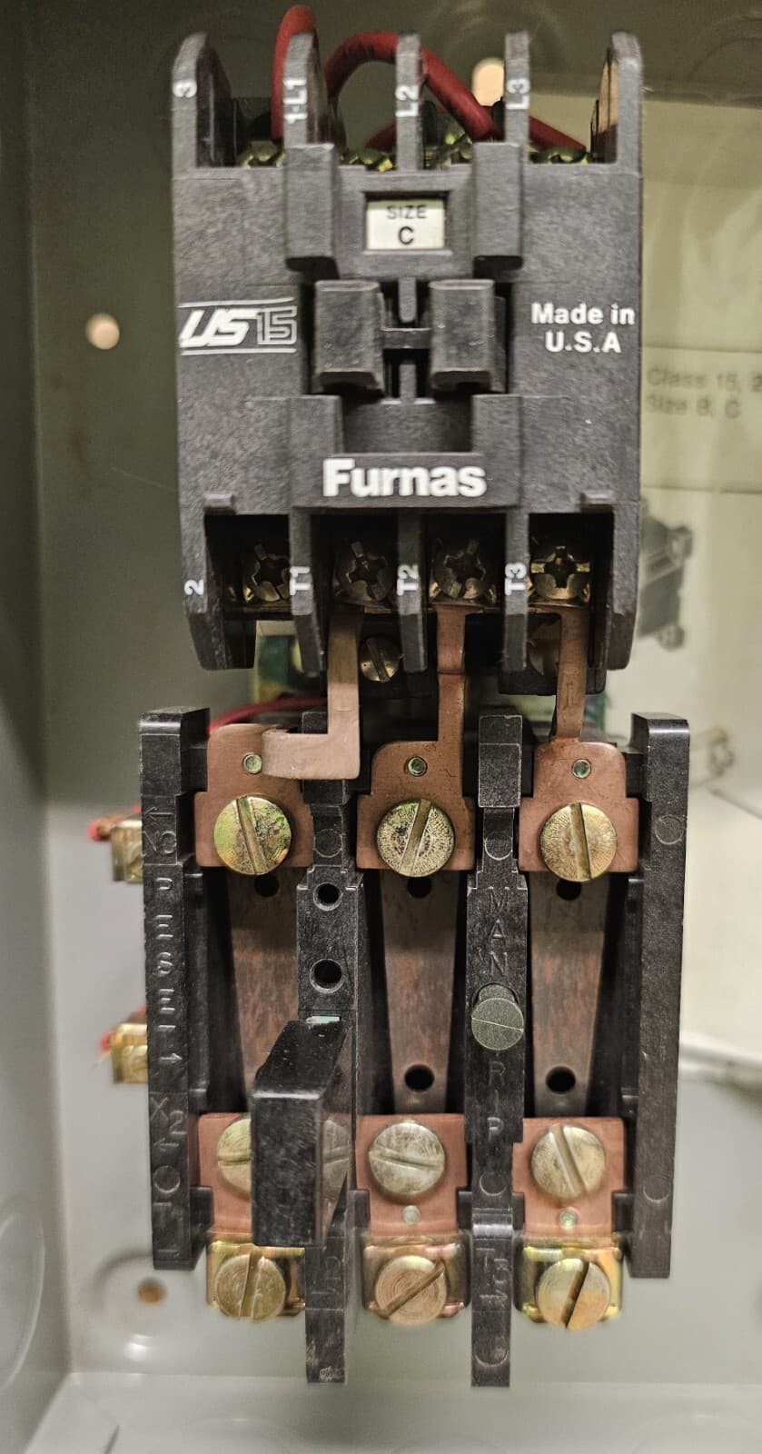 FURNAS STARTER IN ENCLOSURE 15CF32BD81 4