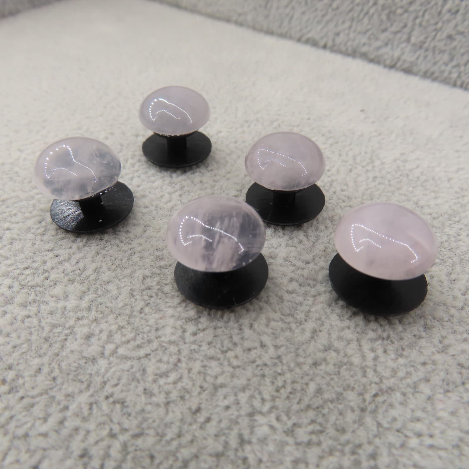 ROSE QUARTZ Gemstones Shoe Charms for Shoes Wristbands Nature Bling Luxury Lot 5 3