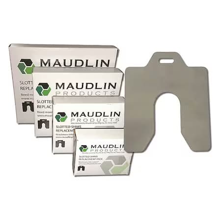 Maudlin Products Msa050-10 Slotted Shim A-2 X 2" X 0.050", Pk10