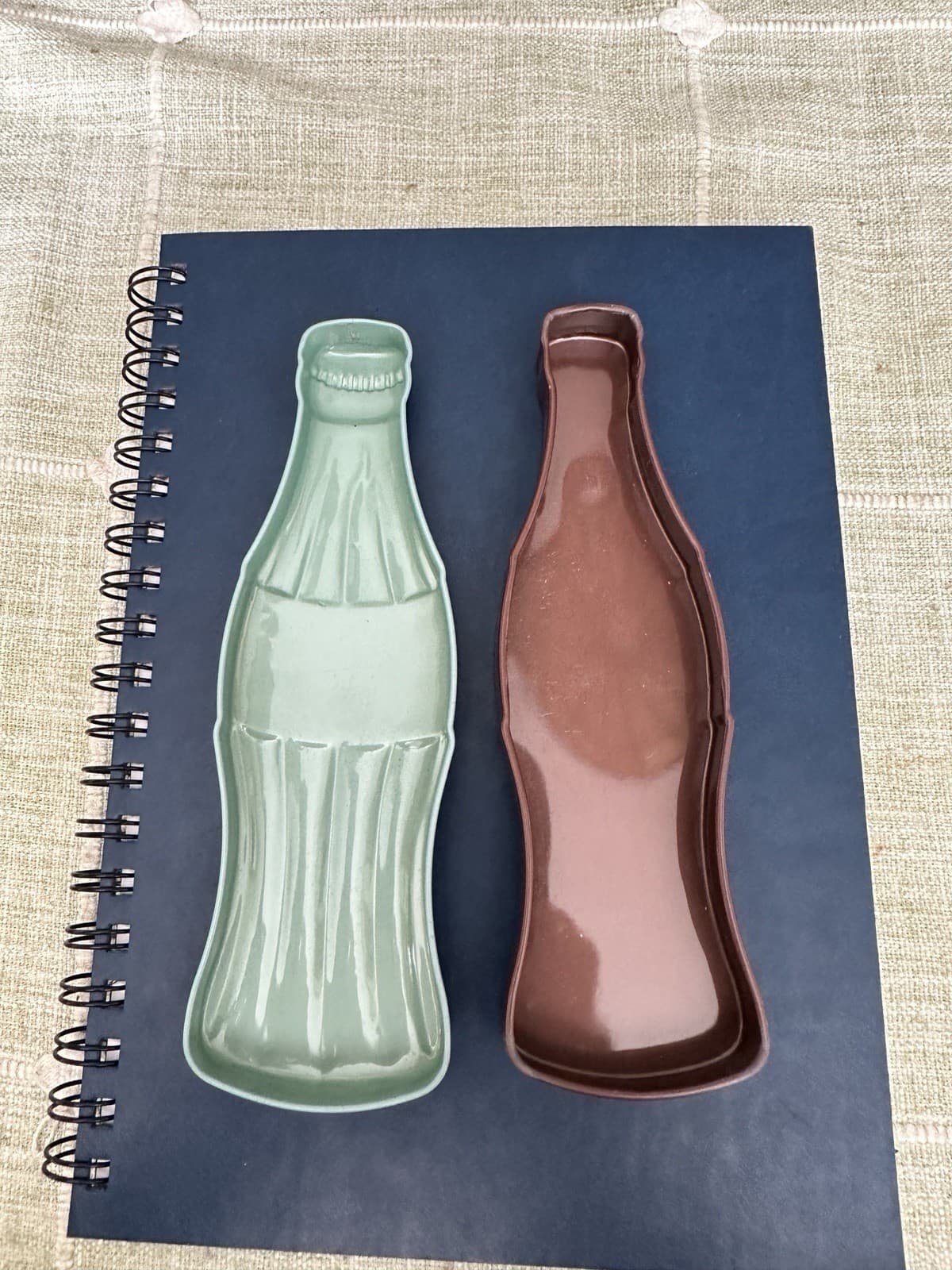 Collectible 1996 Coca Cola Tin Embossed Coke Bottle Shaped Container Stash Box 2