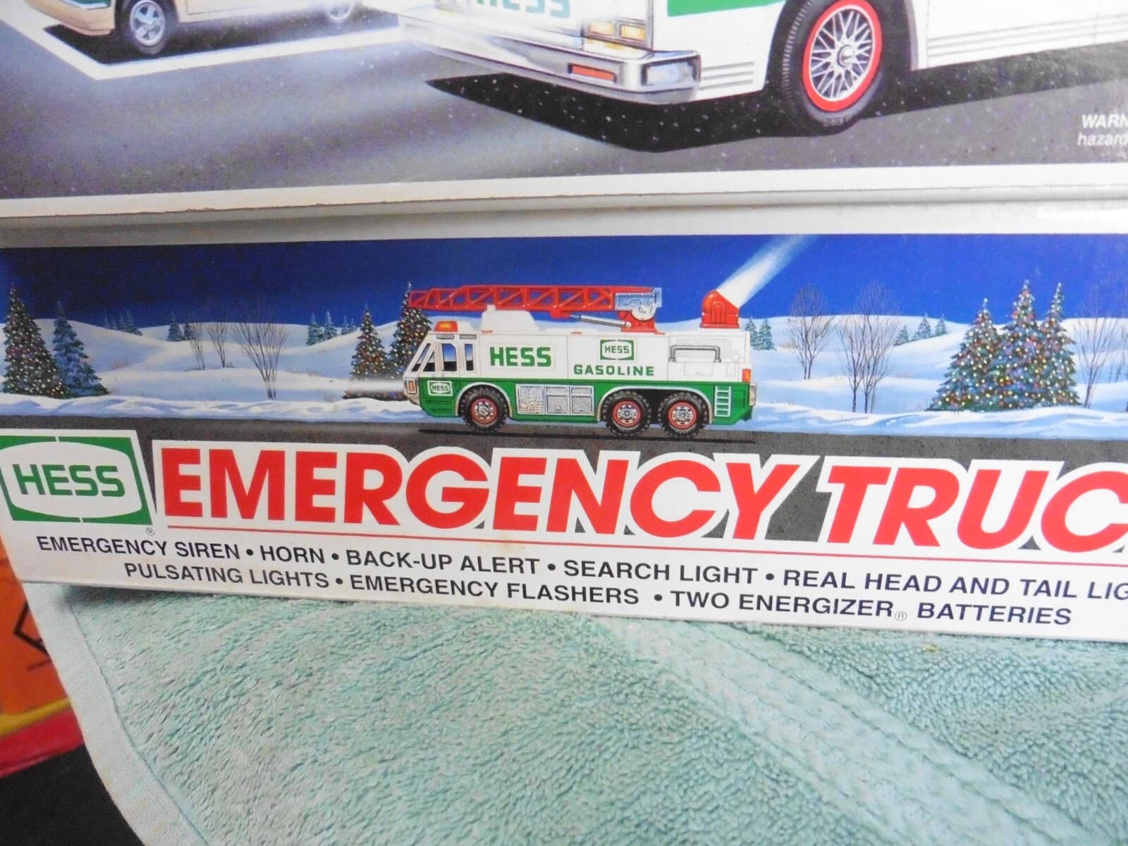lot of 4 hess truck emergency truck patrol car helicopter airplane 2