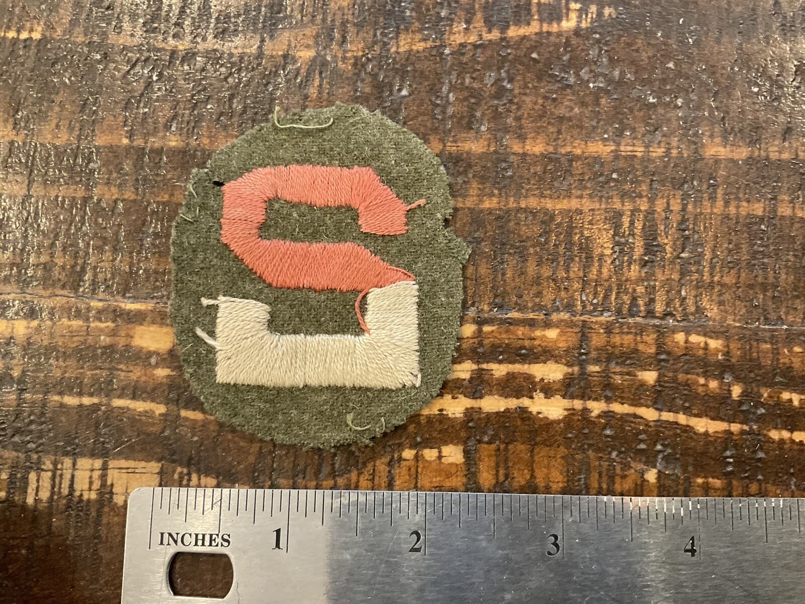 ORIGINAL WWI US AEF 2ND ARMY PATCH 2