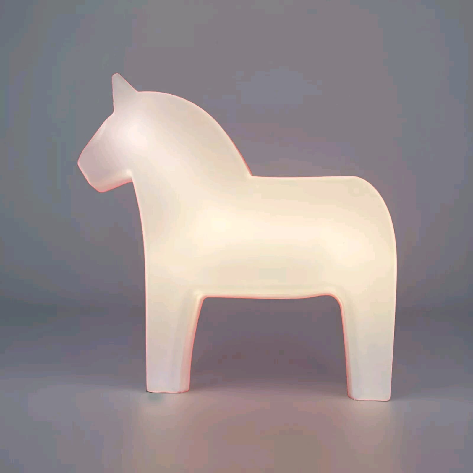 Ikea HASTHAGE Kids LED Wall Lamp Dala Horse white 10x 10x2" New HÄSTHAGE 2