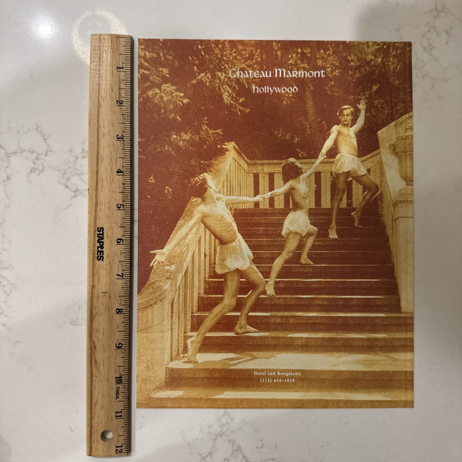 1993 • CHATEAU MARMONT • original print ad • Vintage Hollywood • 1990s  ADV-02 3