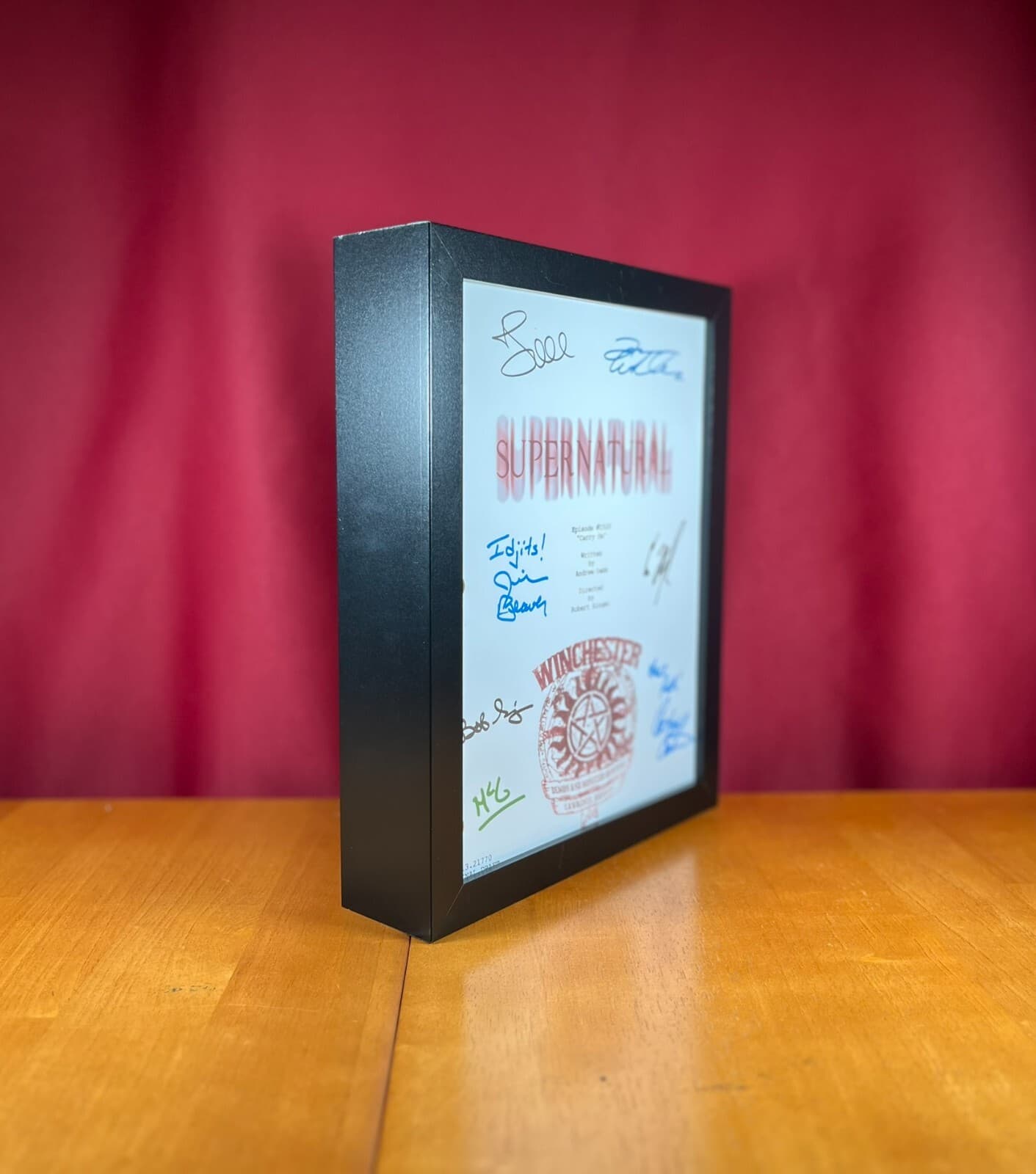 Supernatural Pilot & Series Finale Scripts Signed- Autograph Reprints 4