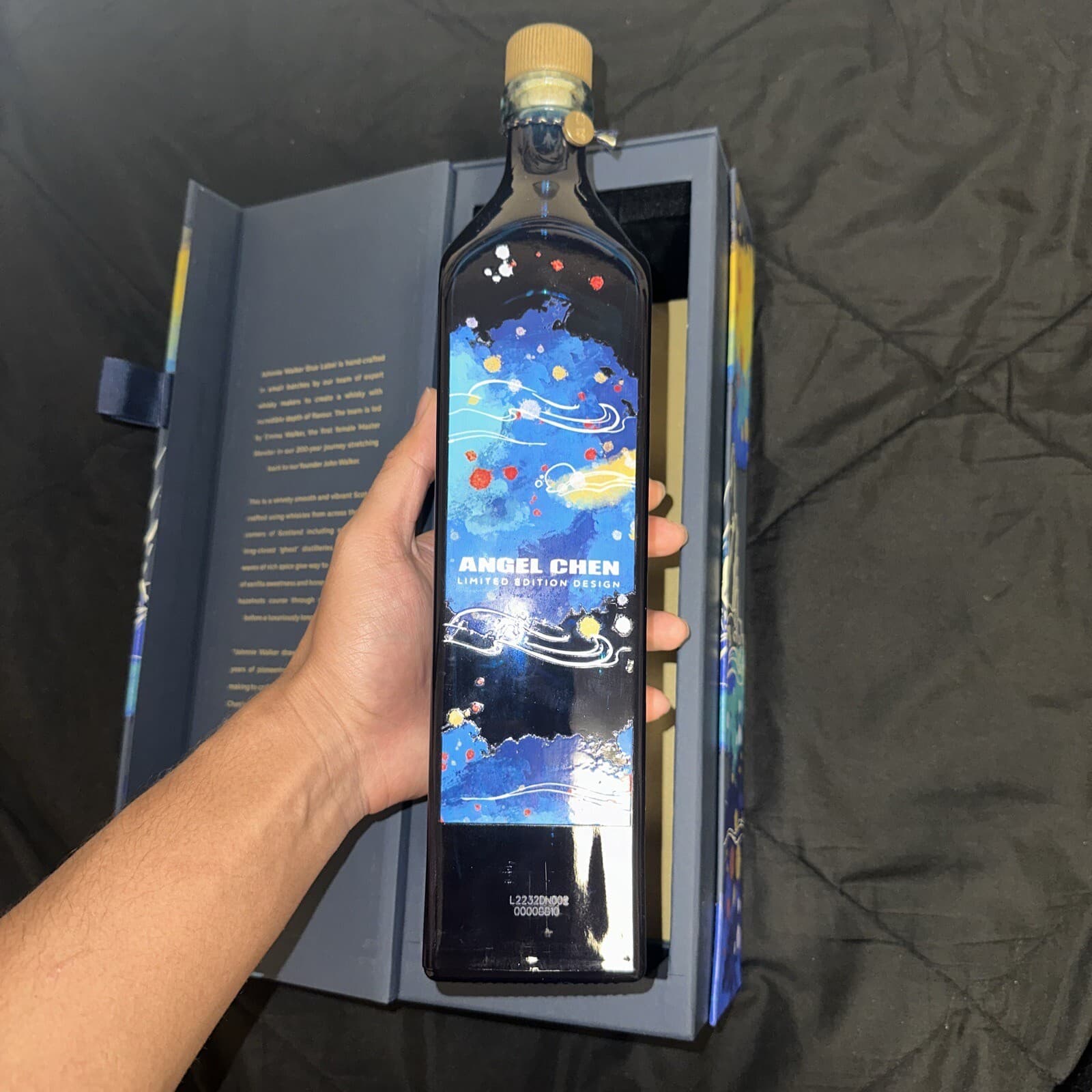 Johnnie Walker Blue Label Angel Chen Limited Edition Design BOX + EMPTY BOTTLE 5
