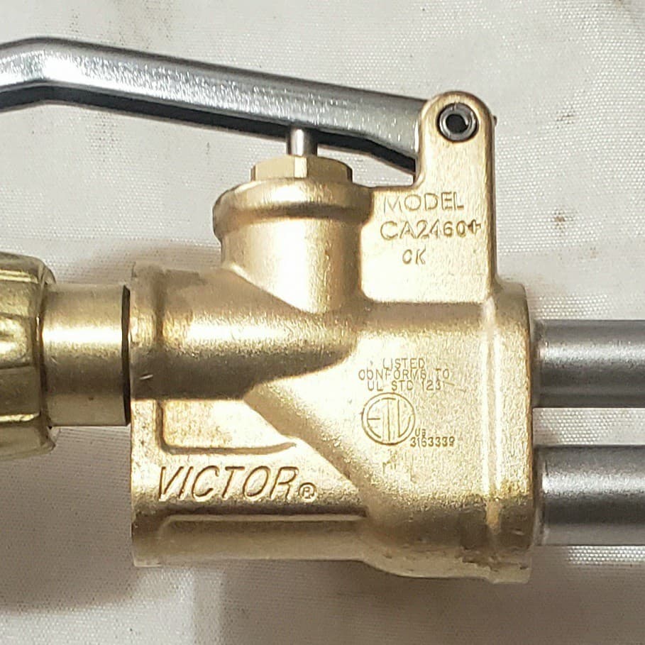 Victor Cutting Welding Torch Set CA2460+ Attachment 315FC+ Handle Tip Journeyman 4